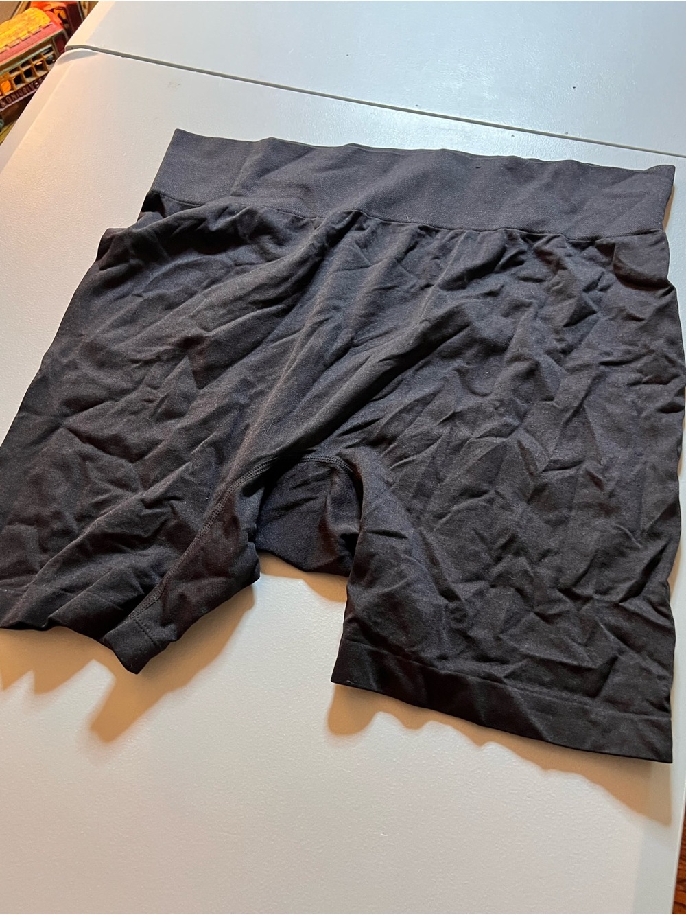 Seamless Black Shaping Boxer Shorts - Women